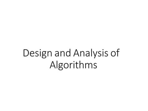 Toradh íomhá ar Design Analysis Algorithm
