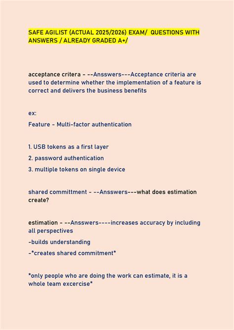 Afbeeldingsresultaten voor Safe Agilist Sample Questions