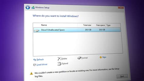 Image result for Windows 1.0 Install Error Partition