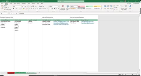 Image result for How to Create a Contract Database