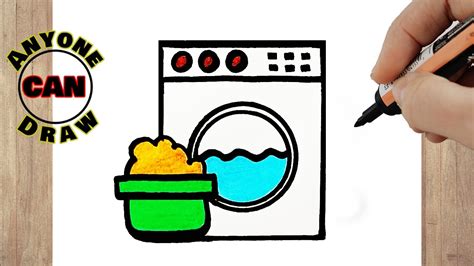 Image result for Washing Machine Drawing Easy