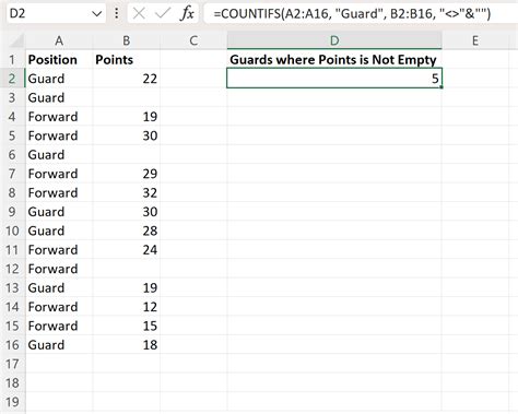 Image result for Counta Formula Excel