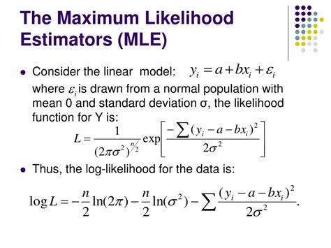 Afbeeldingsresultaten voor Linear Regression Maximum Likelihood