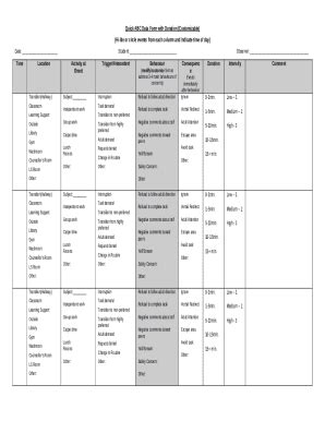 Résultat d’images pour ABC Data Form Printable