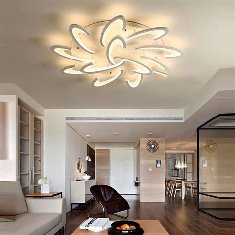Modern LED Ceiling Light Living Room Dining Room Bedroom Lustre Led ...