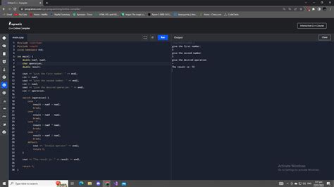 Toradh íomhá ar What Is C Simple Program