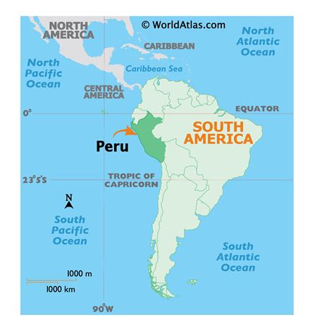 Image result for Show Peru On a Map