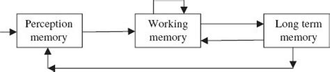 Image result for Multi-Store Memory Model Diagram