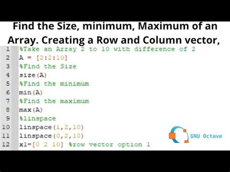 Octave Array-এর ছবি ফলাফল