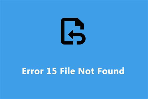 Image result for File Not Found Error