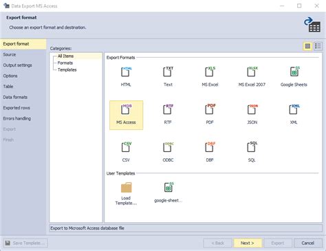 Image result for Microsoft Access Was Unable to Export Data Table in MySQL