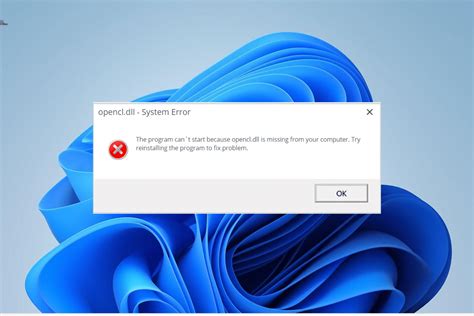 Toradh íomhá ar OpenCL DLL Repair