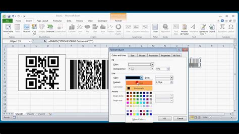 Image result for Data Matrix Code in Excel