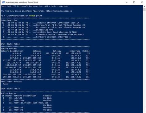 Windows Route Print Command に対する画像結果