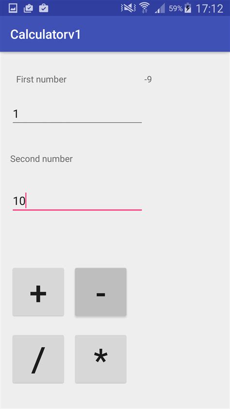 Basic Calculator App に対する画像結果