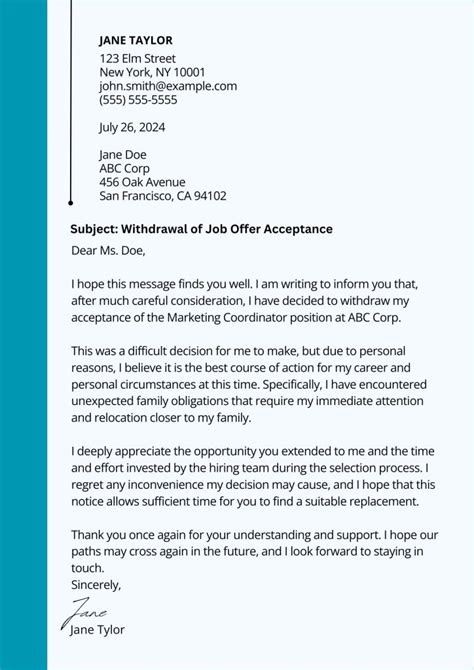 Image result for Sample of Letter to Customer for Not Accepting Service Job