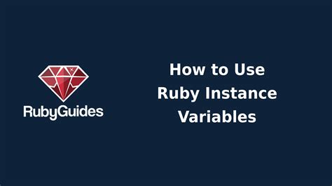 Instance Variables in Ruby に対する画像結果