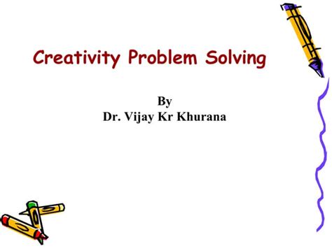 Image result for Creativity in Problem Solving Ppt PDF
