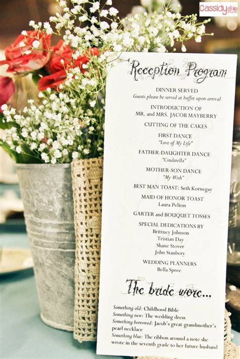 Image result for Sample Wedding Reception Program Format