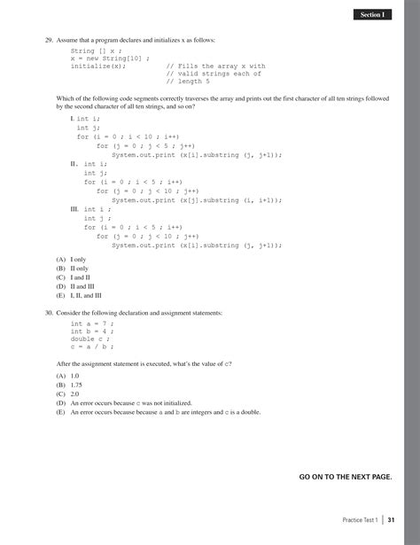 Image result for AP Computer Science A Questions