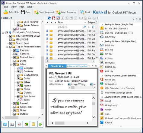 Toradh íomhá ar Copy PST File