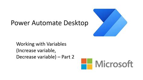 Image result for Power Automate Desktop Variables