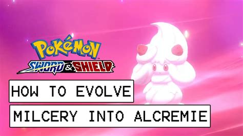 Image result for How to evolve milcery pokemon sword