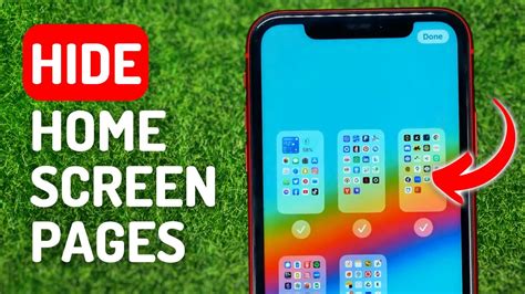 Image result for How to Hide and Un Hide Home Screen Panels On iPhone