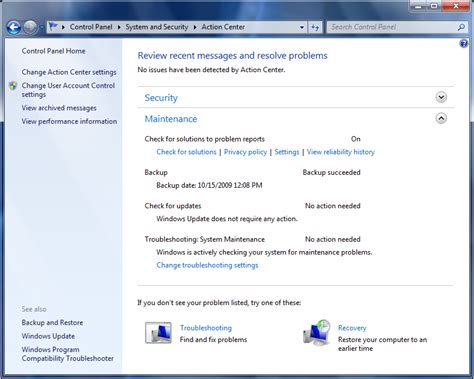 Image result for Windows 7 Control Panel System