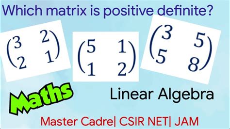 Image result for Positive Definite Linear Space