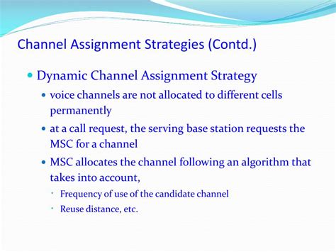 Toradh íomhá ar Channel Assignment Strategies