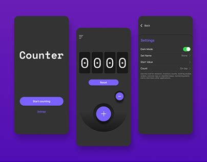 Learning Website Counter UI に対する画像結果