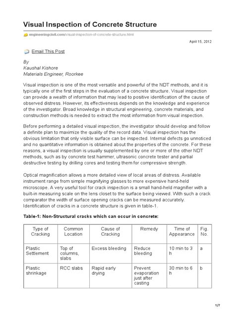 Image result for Visual Testing in Civil Engineering