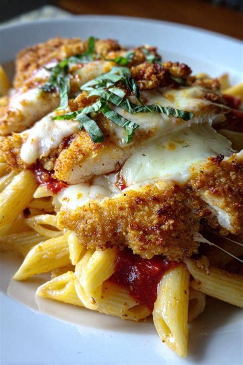 Amazing 35 Minute Chicken Parmesan Pasta Recipe - Recipes Time