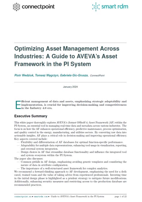 Image result for PI Asset Framework