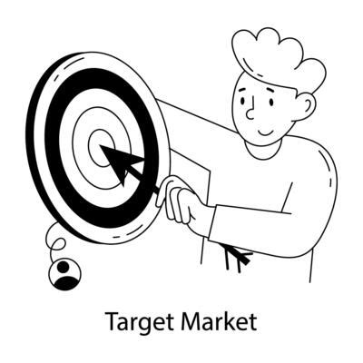Image result for Target Market Vector