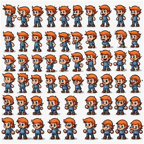 Image result for 3D Character Sprite Sheet