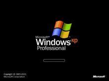 Toradh íomhá ar Windows XP Loading Screen Logo