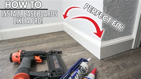 Installing Raised Baseboard in Garage に対する画像結果
