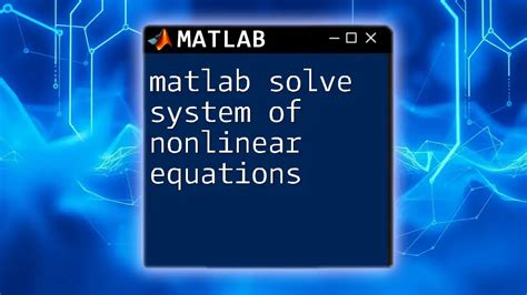 Image result for MATLAB Solve Algebraic Equation with No Numbers