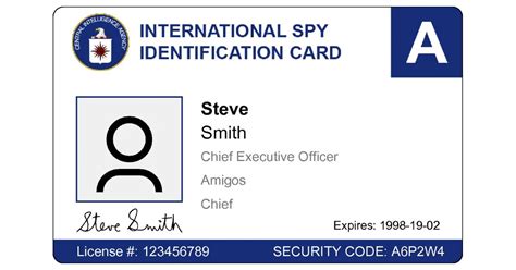 Government-Issued ID Examples に対する画像結果