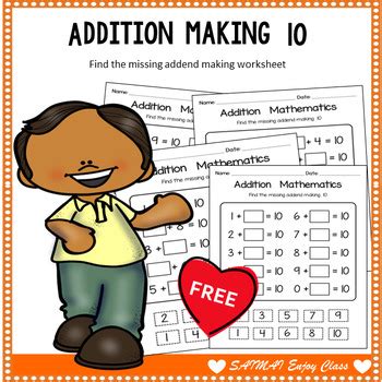 Image result for Addition Making 10 Worksheets