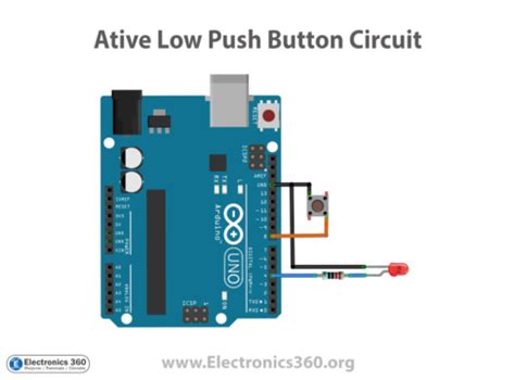 Image result for Arduino Push Button High Low
