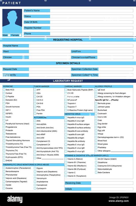 Image result for Lab Requisition Form Template