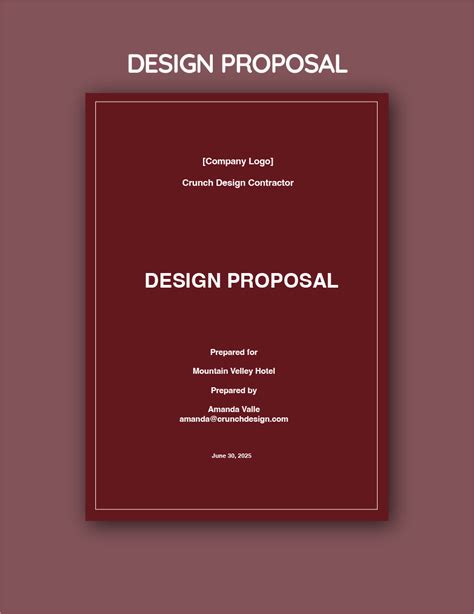 Design Proposal Example PDF に対する画像結果
