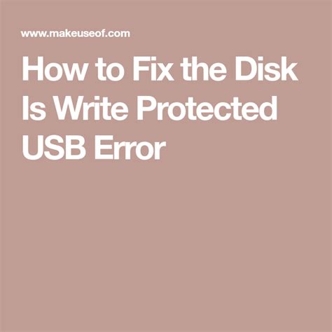 Image result for How to Fix USB Drive Error Write Protected