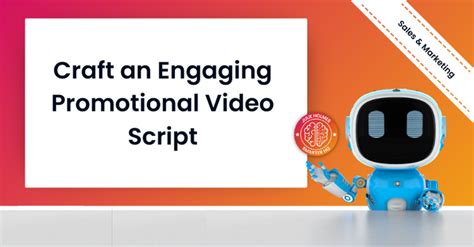 Image result for Sample Script for Promotional Video