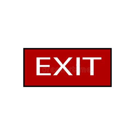 Exit Sign Red Text に対する画像結果