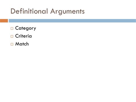 Image result for Definitional Argument Examples
