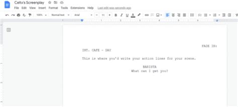 Image result for How to Format Google Docs Like a Script